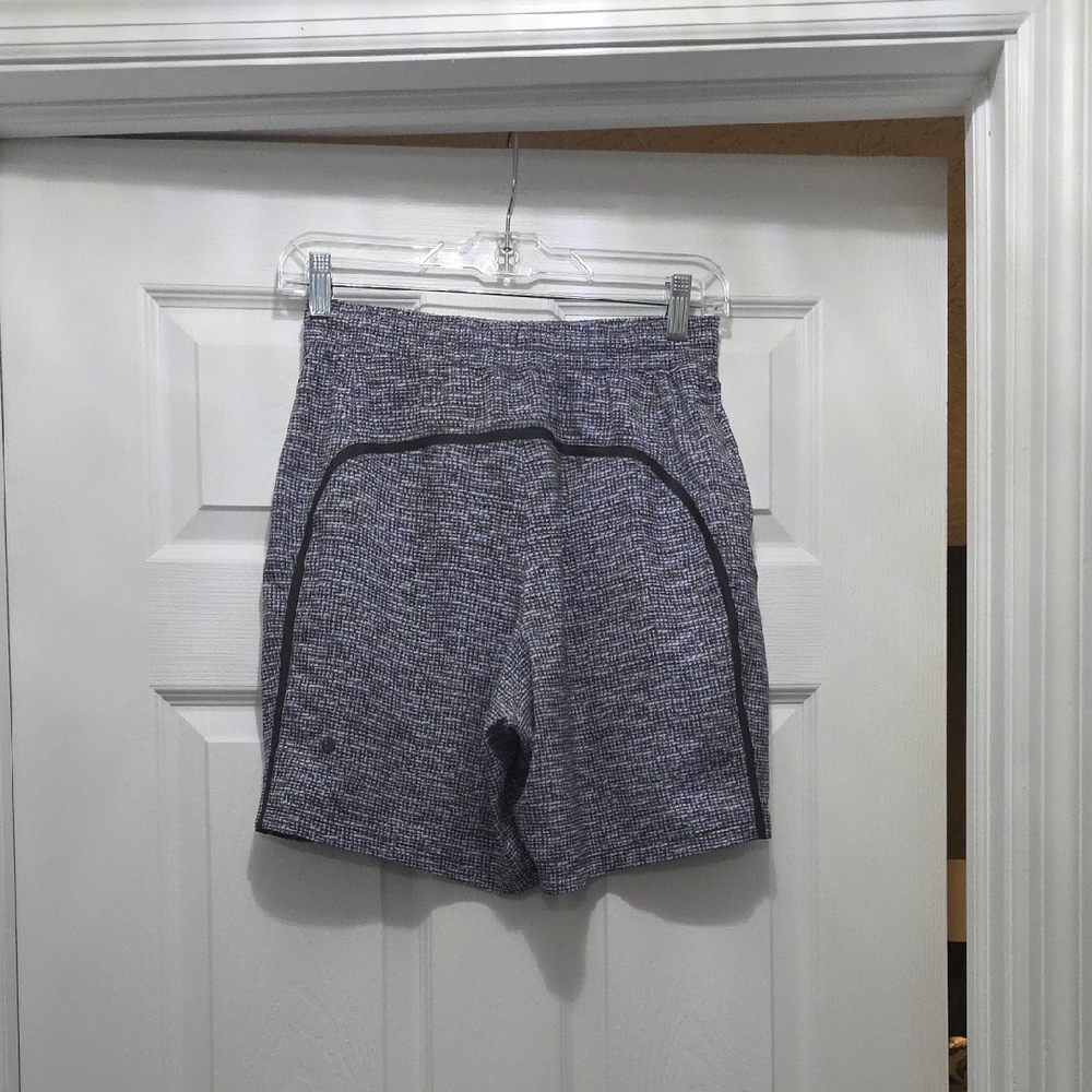 Lululemon Athletica Pace Breaker Linerless Men's Black, Blue, And Gray Shorts